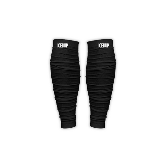 Scrunched Calf Sleeves | Black