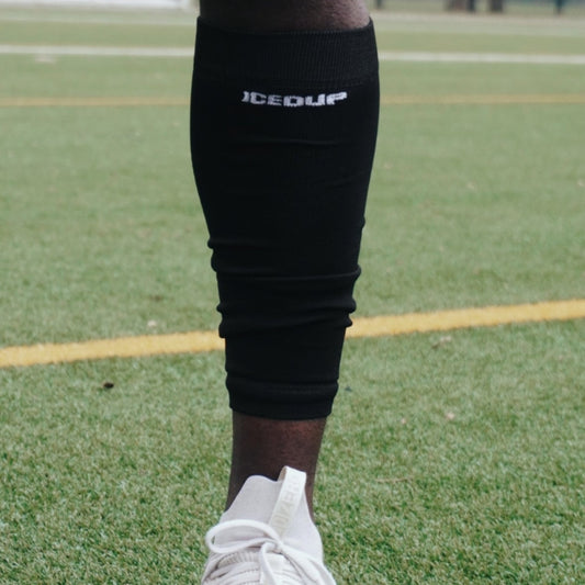 Scrunched Calf Sleeves | Black