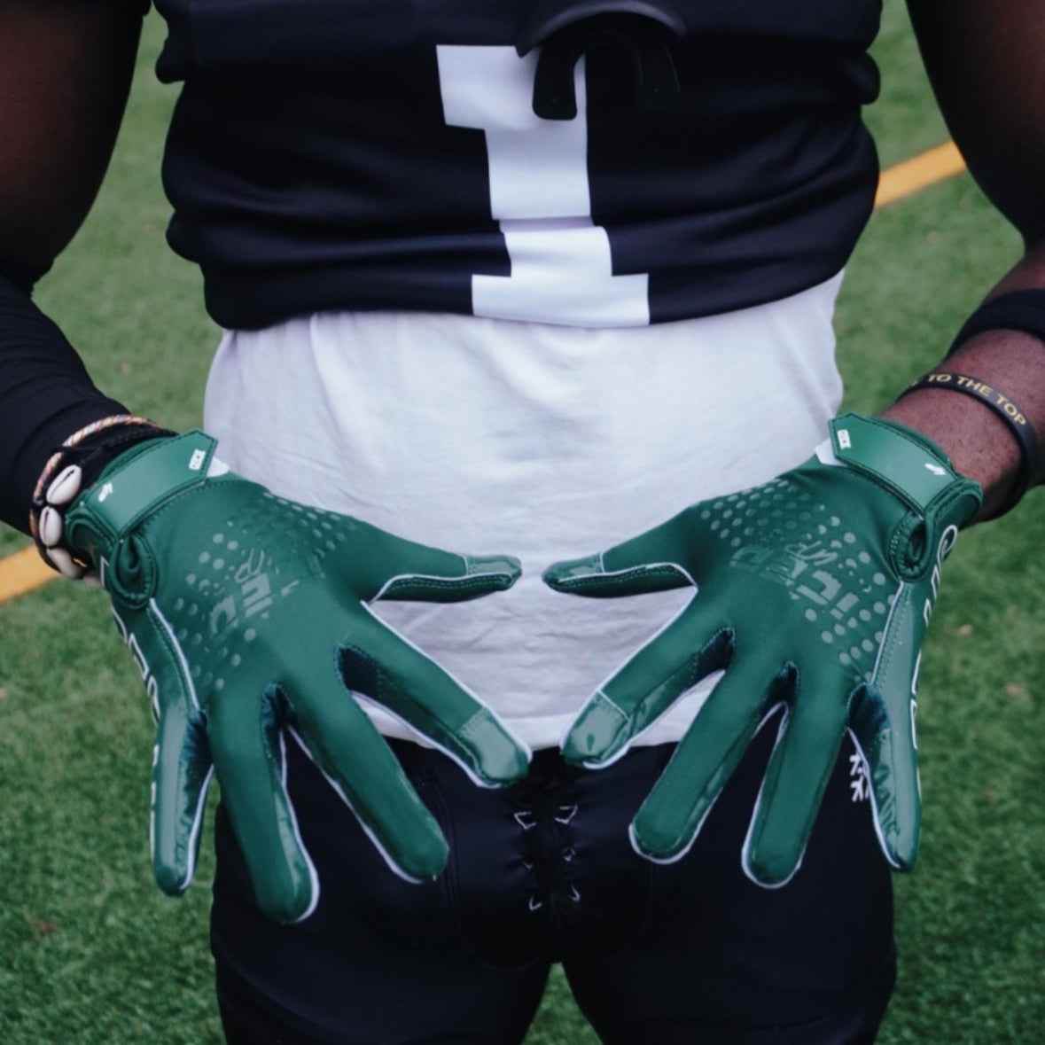 seattle seahawks handschuhe Essential Gloves | Green – Football Receiver Gloves